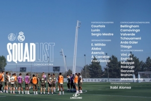 皇马客战赫塔费名单：姆巴佩、维尼修斯、贝林在列，赫伊森缺席