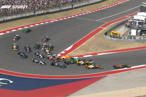 迈凯伦双车退赛！皮亚斯特里1号弯撞车霍肯伯格，之后再撞诺里斯