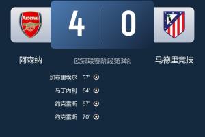 战术鬼才⁉️西蒙尼第63分钟连换3人，随即7分钟丢3球被枪手打崩