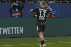 丸辣！维尔茨被断法兰克福反击破门破门，利物浦0-1落后