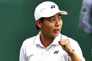 江西网球公开赛女单首轮：白卓璇爆冷击败头号种子李吉妮