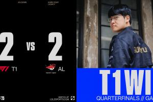 又是韩式剧本？T1在面对LPL队伍落后情况下再次将比赛拖至决胜局
