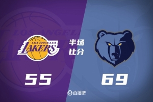 次节崩？湖人半场落后灰熊14分 东契奇复出19+5 小贾伦13分&5中5