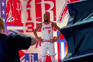 火箭球员上身新赛季城市版球衣！