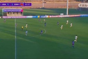毫无还手之力！马尔瑟姆单刀破门达双响，U17美国女足5-1中国女足