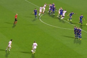 3年前，加比亚打进了红黑生涯的第一粒进球