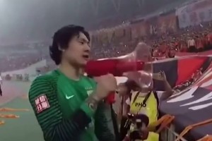 王大雷：虽然上港是强队，但没人能在大球场踩在我们肩膀上