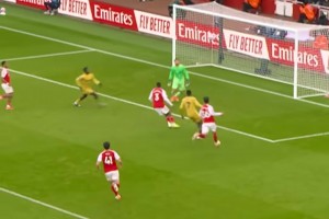 英超官方晒视频：这是阿森纳整个10月唯一一次在英超被射正