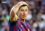 巴萨前锋莱万肌腱撕裂伤缺3-6周，无缘国家德比