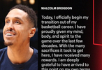 布罗格登退役声明：过去数十载我毫无保留地奉献给了篮球！