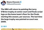 NBA总决赛将重现中圈奖杯图案，地板标志设计回归
